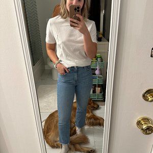 Everlane Women's Ankle & Cropped Jeans - Light Blue